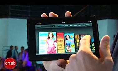The Google tablet would be in the same size class as Amazon&#39;s Kindle Fire tablet.