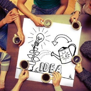 Composite image of idea and innovation graphic on page with people sitting around table drinking coffee-388067-edited.jpeg